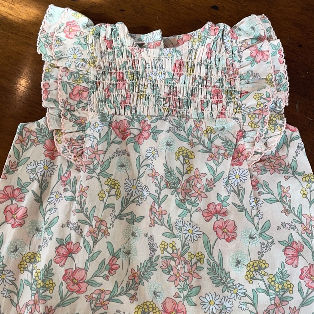 Penelope Mack Floral Romper NWOT
